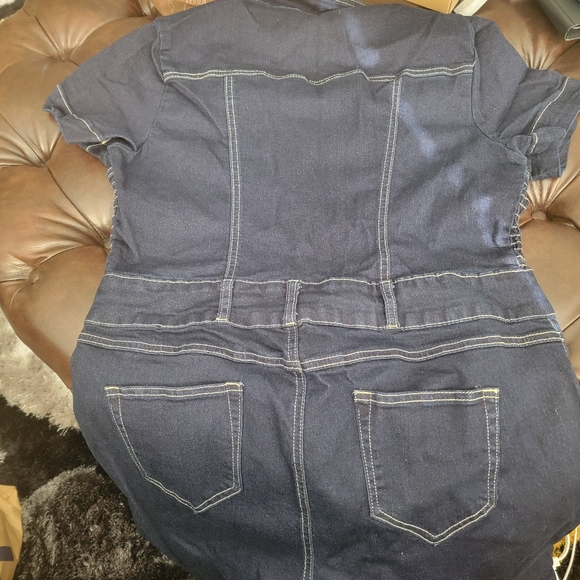 Day Dreaming Denim Jumpsuit - Picture 6 of 9